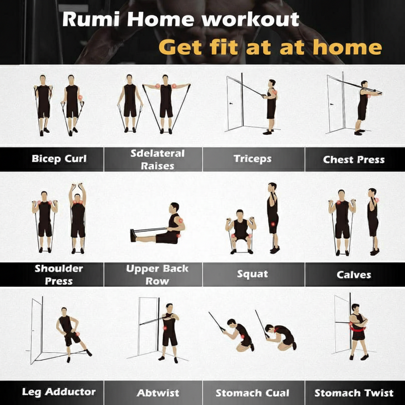 Home Gym kit (one year warranty) Daily Strength Training At Home
