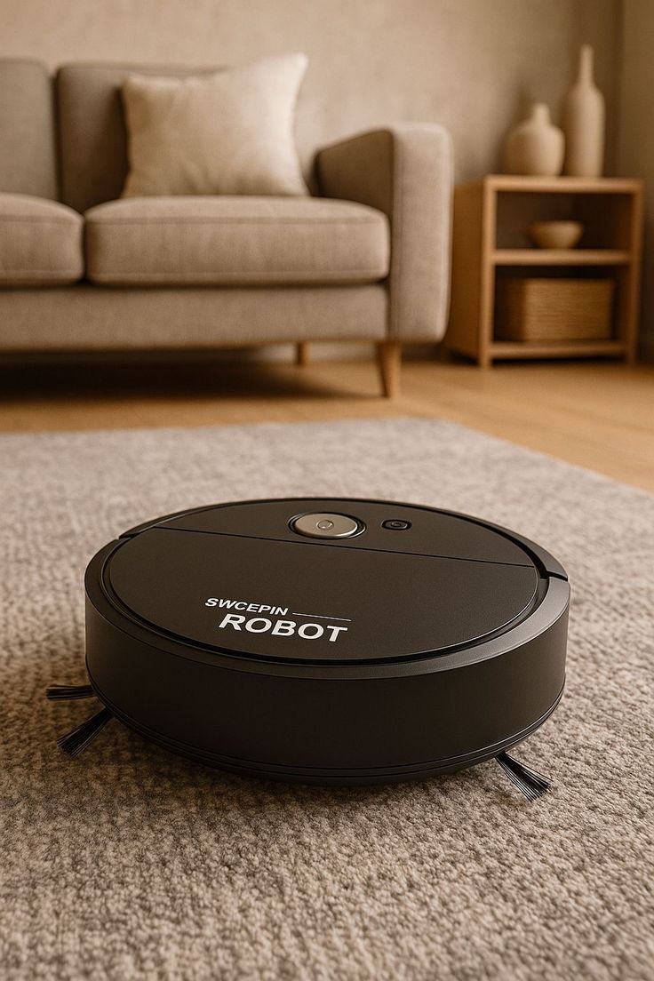 3-in-1 Smart Robot Vacuum Cleaner – Auto Sweep, Mop & Suction | Rechargeable