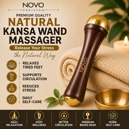 PREMIUM QUALITY NATURAL KANSA WAND MASSAGER