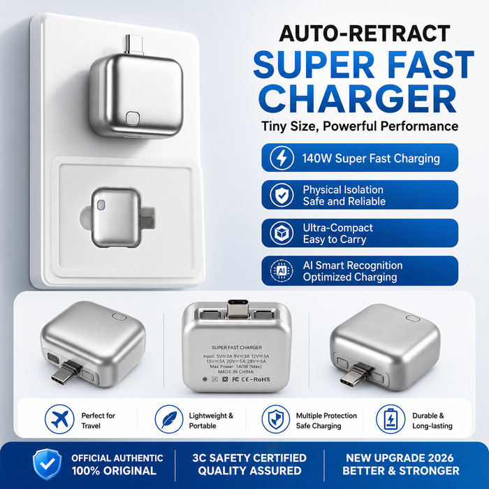 AutoPop AI Charger 140W