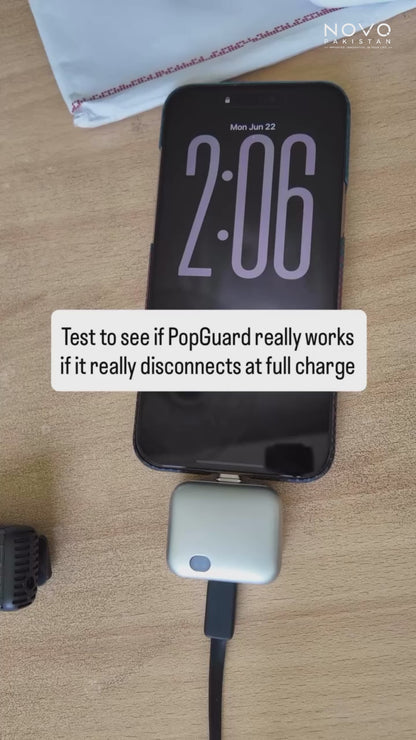 AutoPop AI Charger 140W | Smart Auto-Disconnect USB-C Power Protector